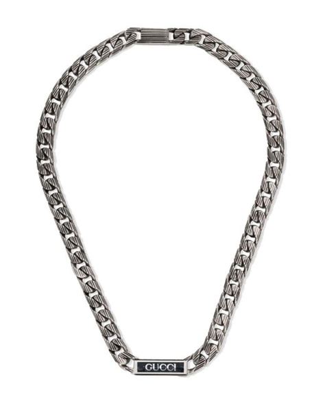 gucci kette herren|gucci silverketten herren.